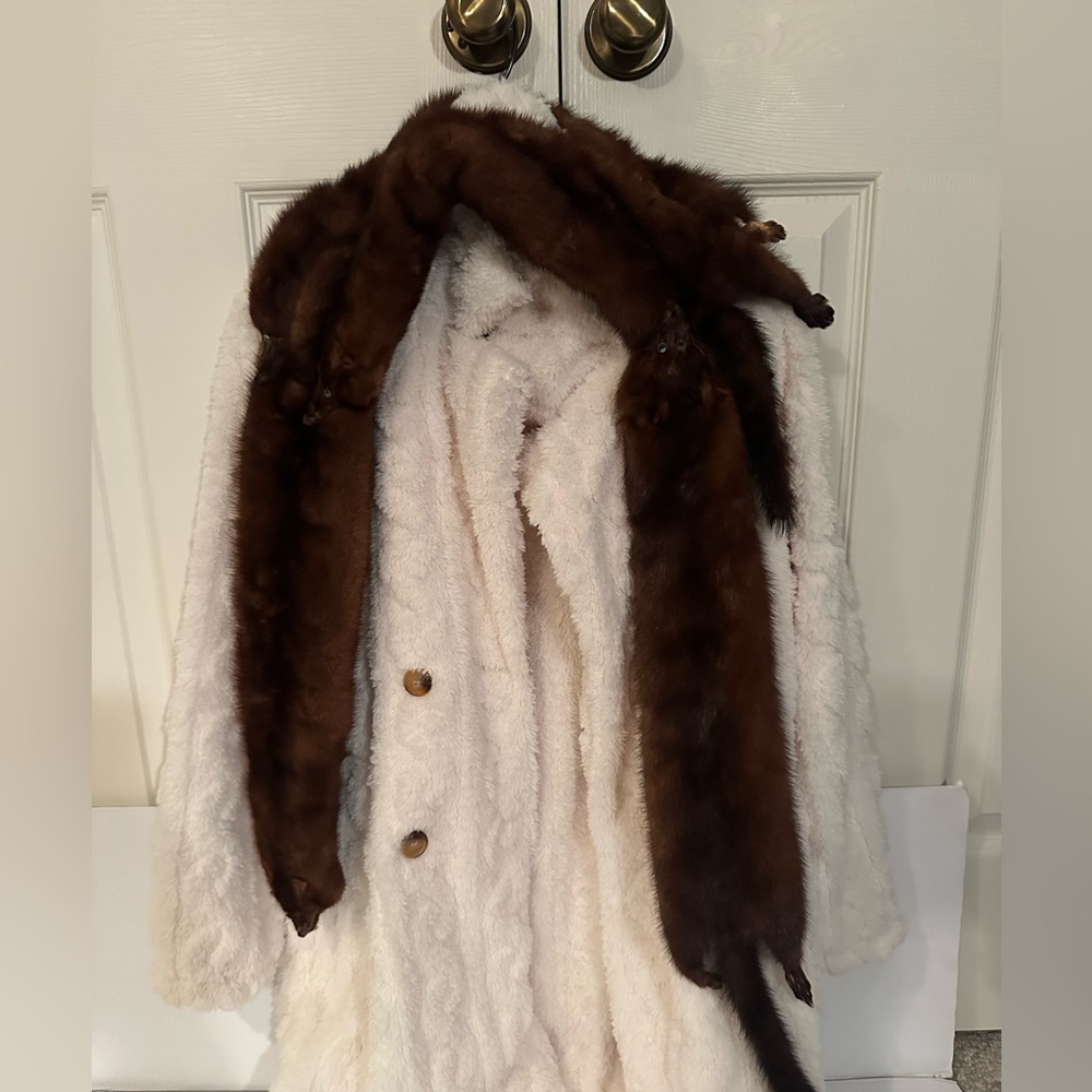 Vintage Real Mink Stole (coat not included)